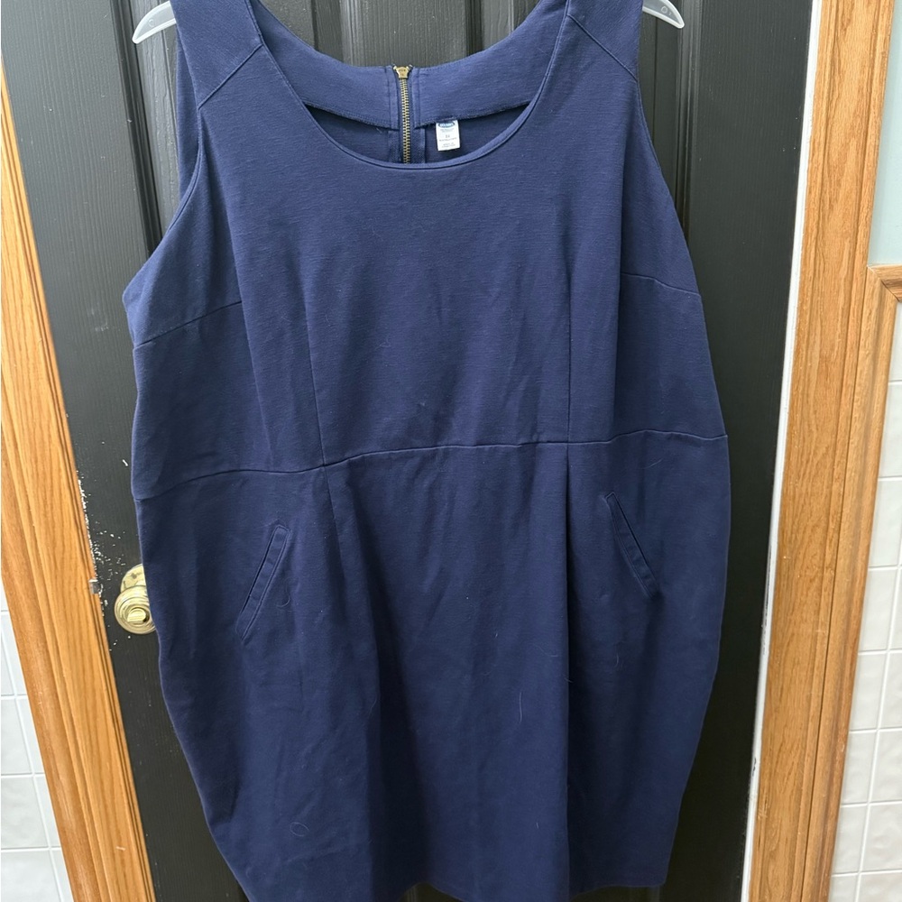 Plus Sized Old Navy Blue Sleeveless Dress